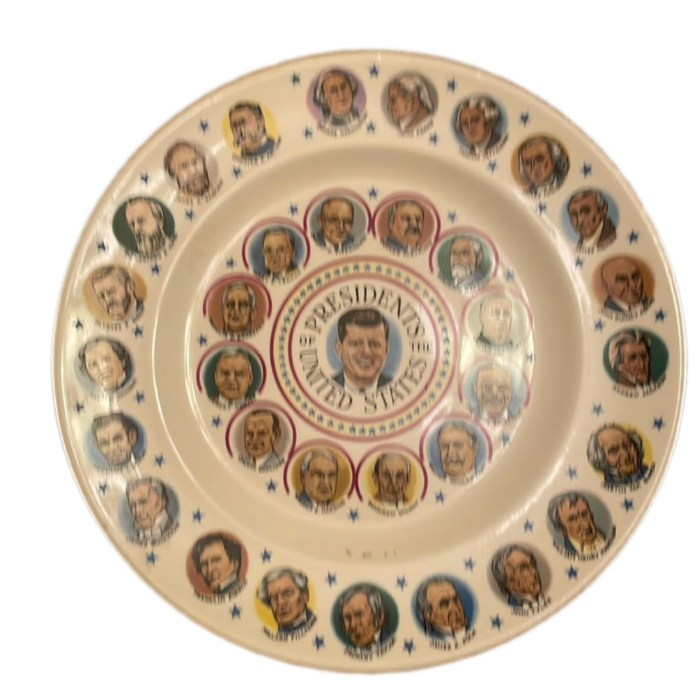 Presidents of United States Plate